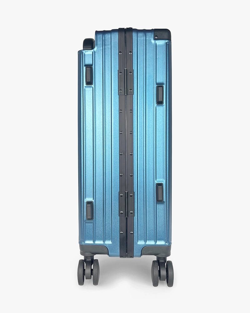 22 inch Wide Handle Hardcase Luggage : Blue - Kenmo®