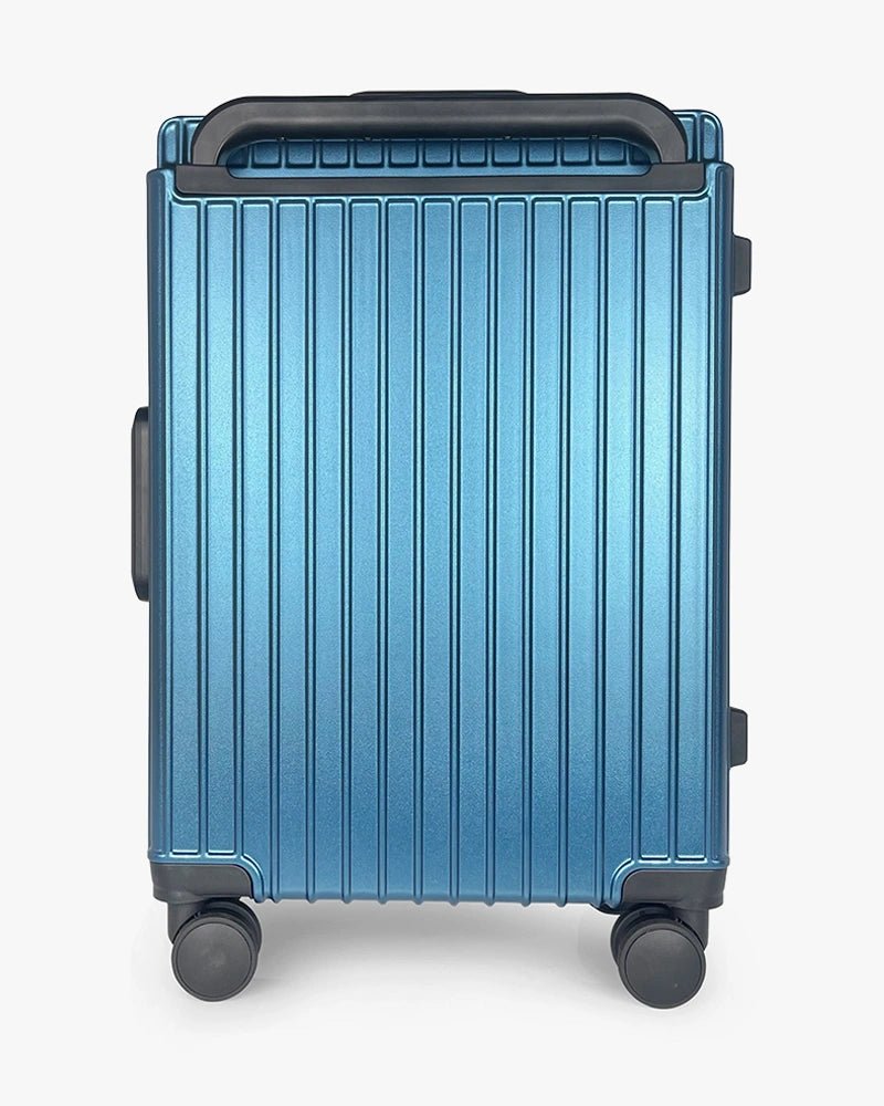 22 inch Wide Handle Hardcase Luggage : Blue - Kenmo®