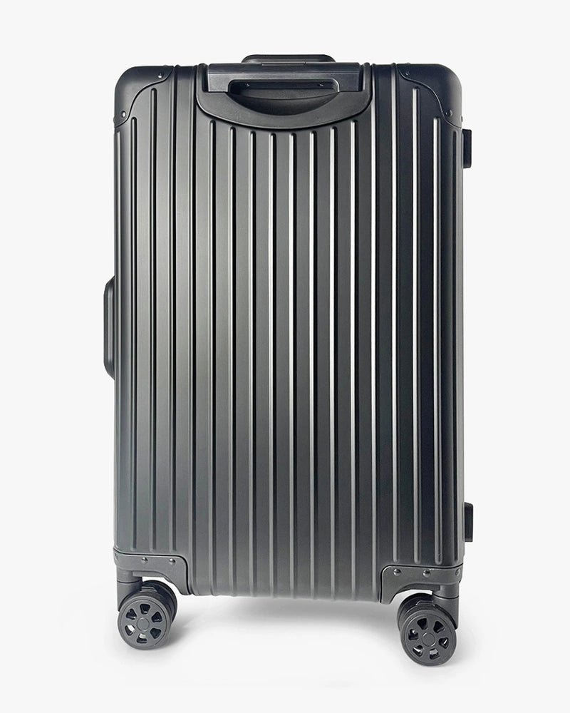24 inch Aluminum Luggage : Black - Kenmo®