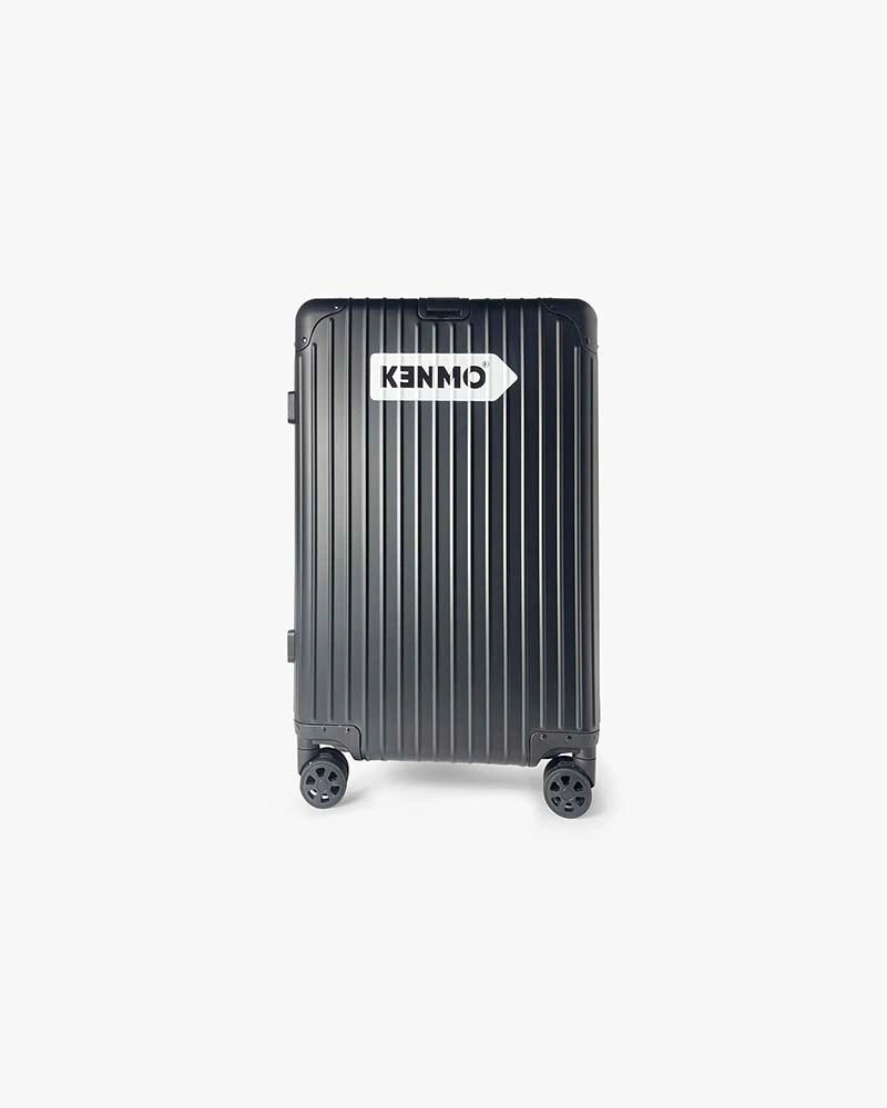 24 inch Aluminum Luggage : Black - Kenmo®