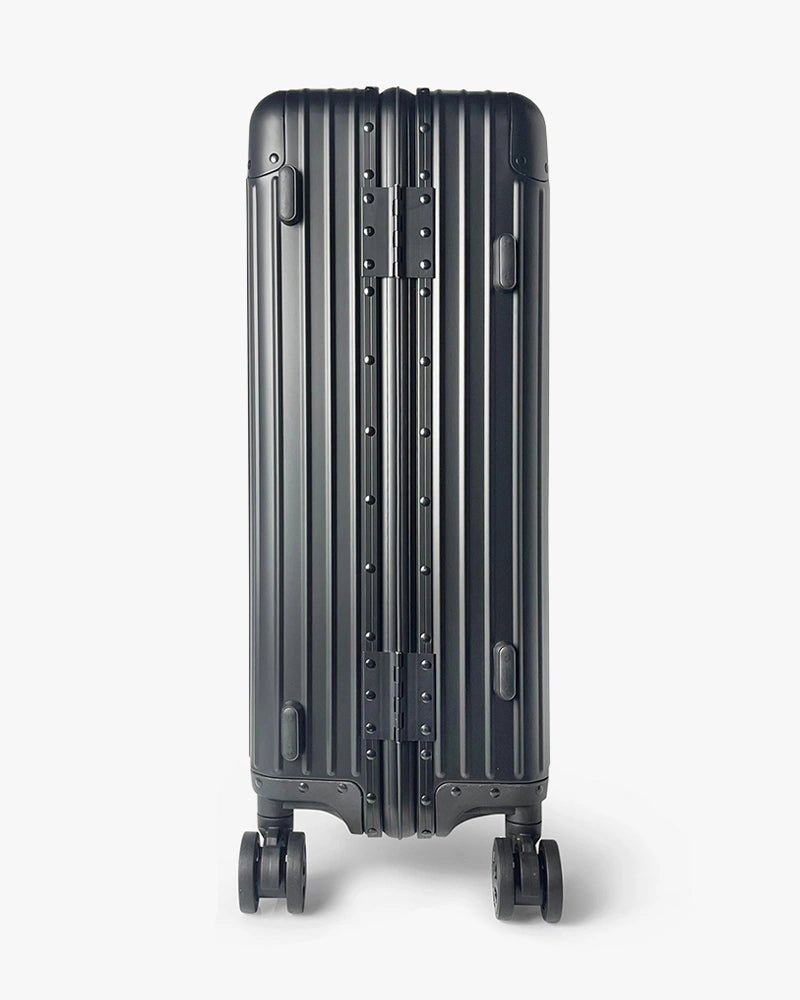 24 inch Aluminum Luggage : Black - Kenmo®