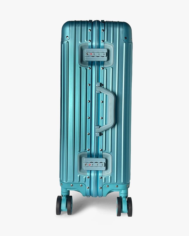 24 inch Aluminum Luggage : Blue - Kenmo®