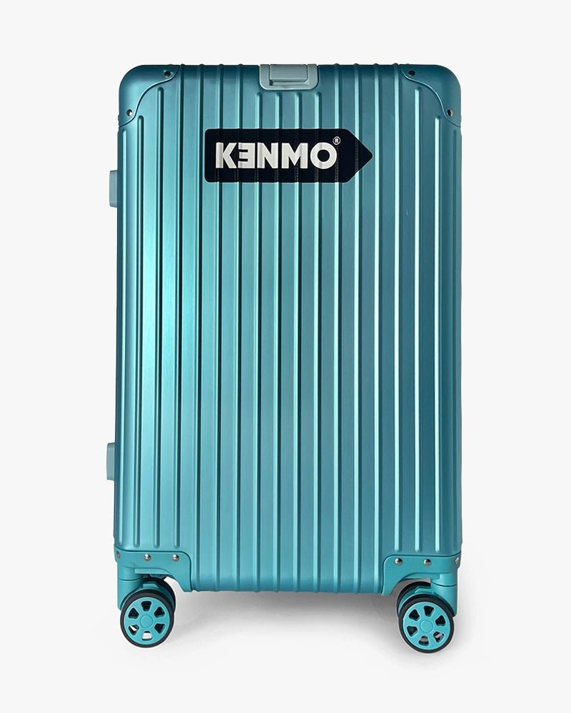 24 inch Aluminum Luggage : Blue - Kenmo®