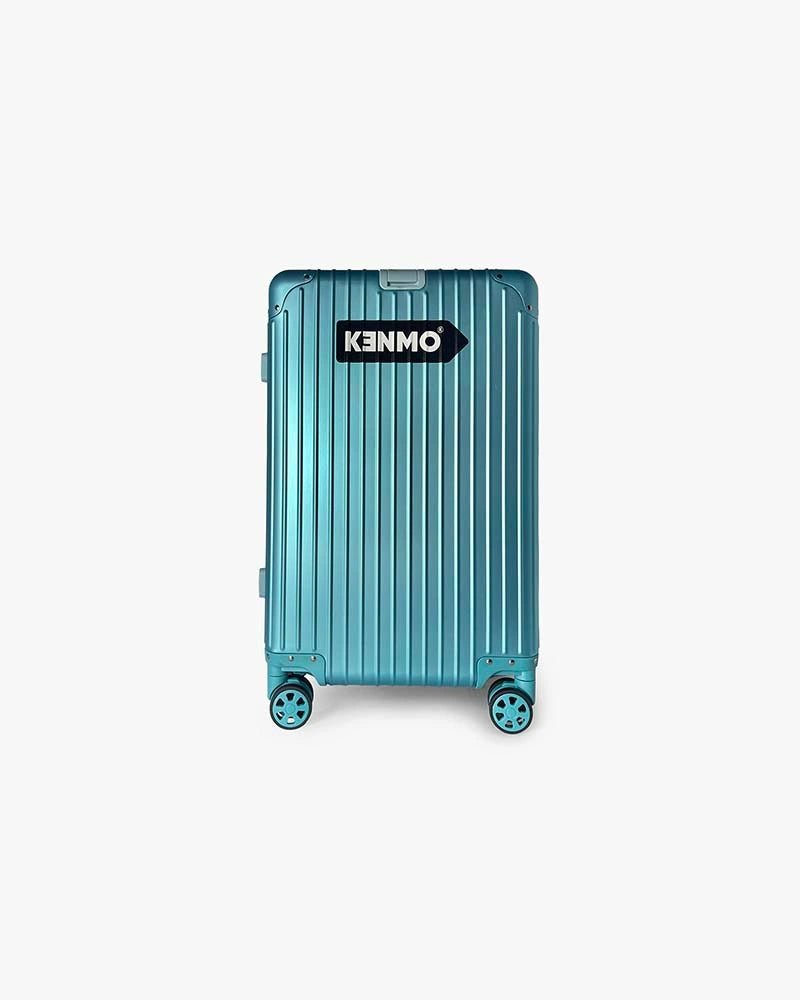 24 inch Aluminum Luggage : Blue - Kenmo®