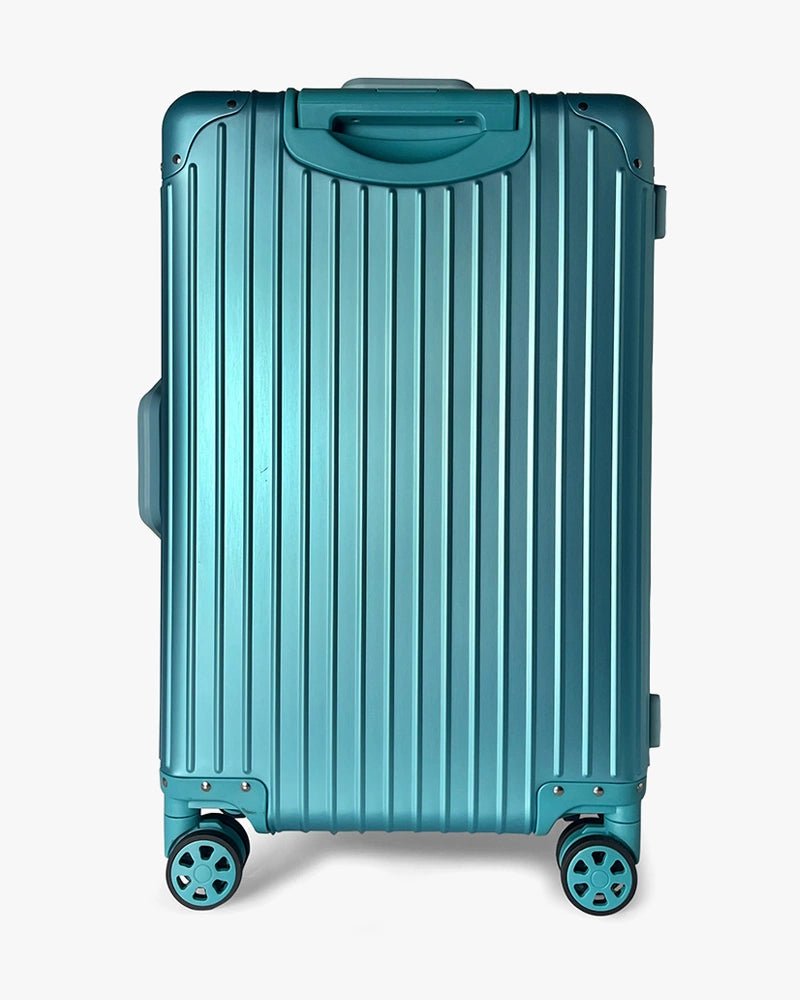 24 inch Aluminum Luggage : Blue - Kenmo®
