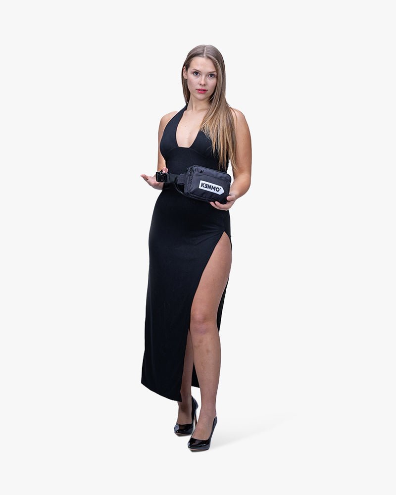 Elegance Waist Bag Crossbody Bag : Black - Kenmo®