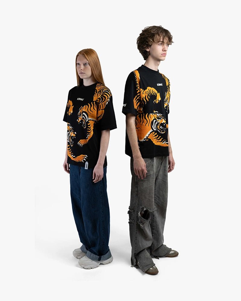 Fighting Tiger Tee : Black - Kenmo®