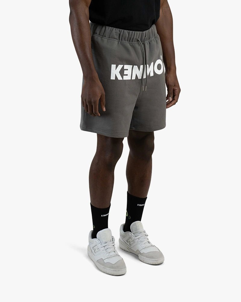 Kenmo Logo Shorts : Grey - Kenmo®