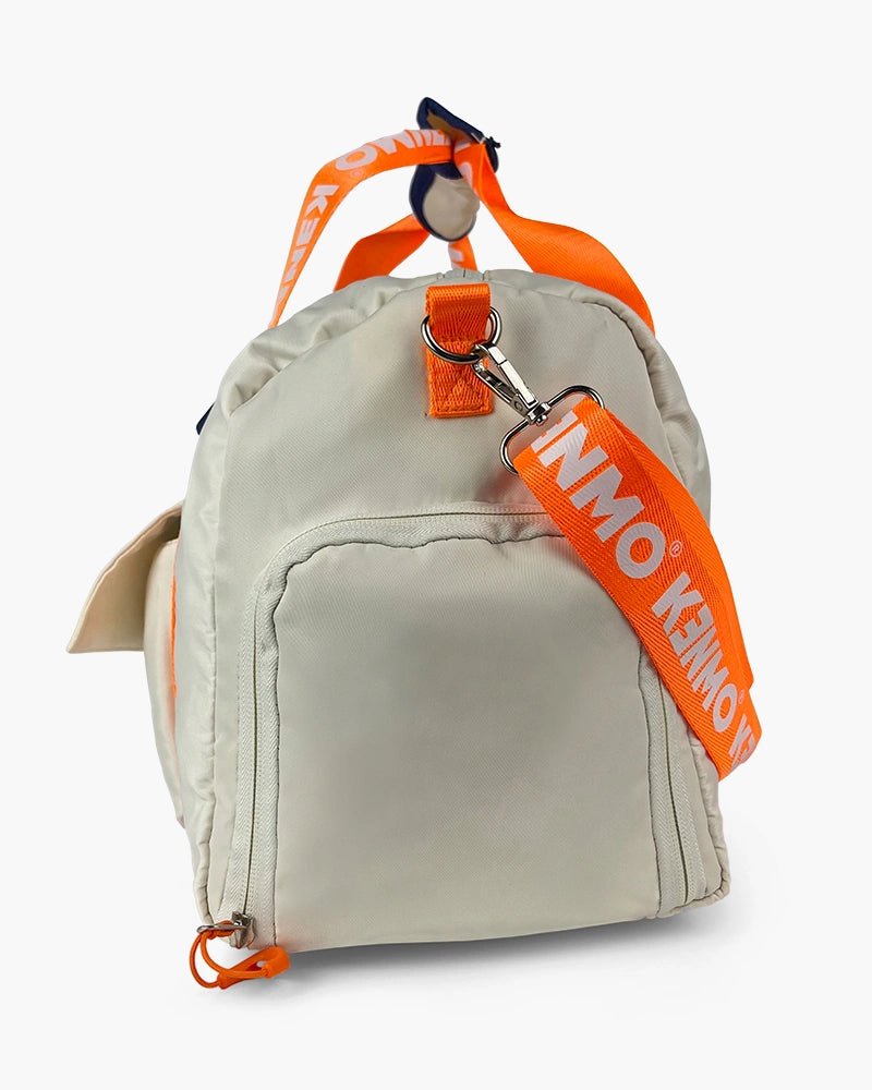 Logo Strap Duffel Bag : Beige - Kenmo®