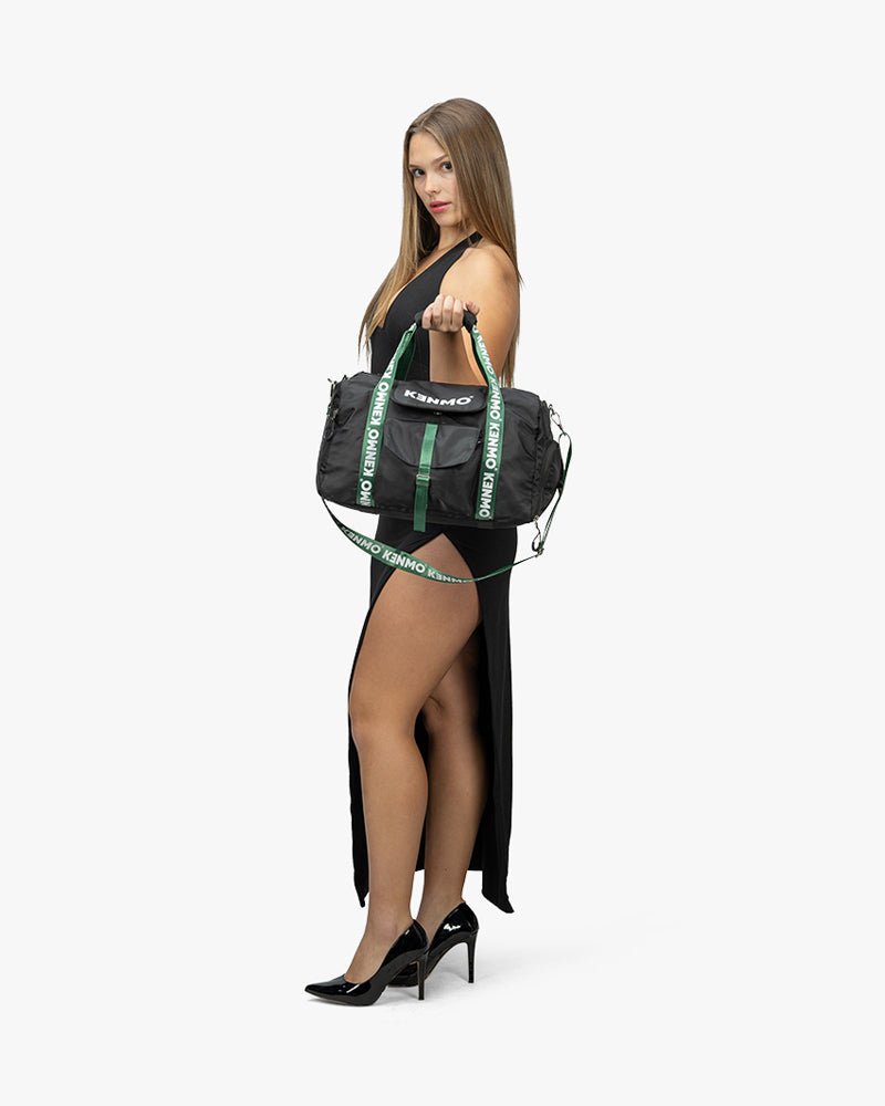 Logo Strap Duffel Bag : Black - Kenmo®