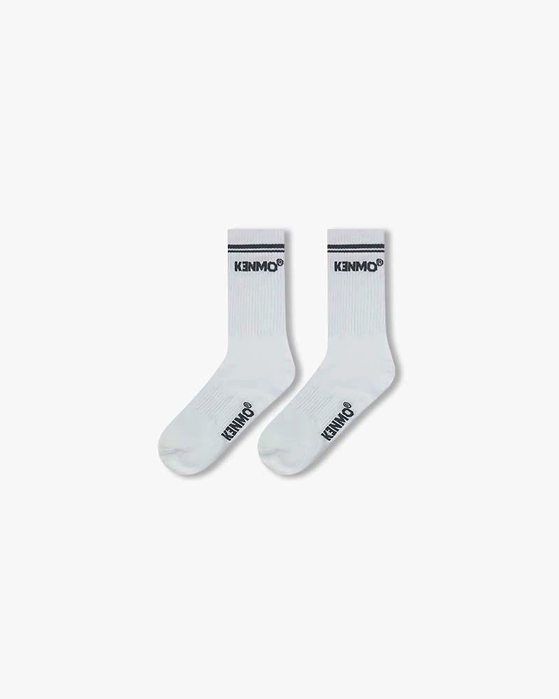 White Signature Socks – Classic Kenmo Streetwear Style - Kenmo®