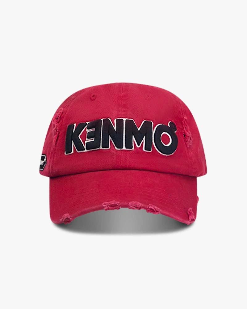 Red Washed Baseball Cap – Signature Vintage Hat - Kenmo®