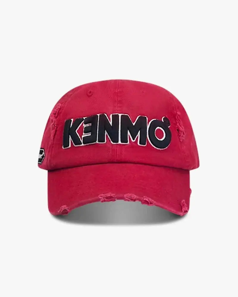 Red Washed Baseball Cap – Signature Vintage Hat - Kenmo®
