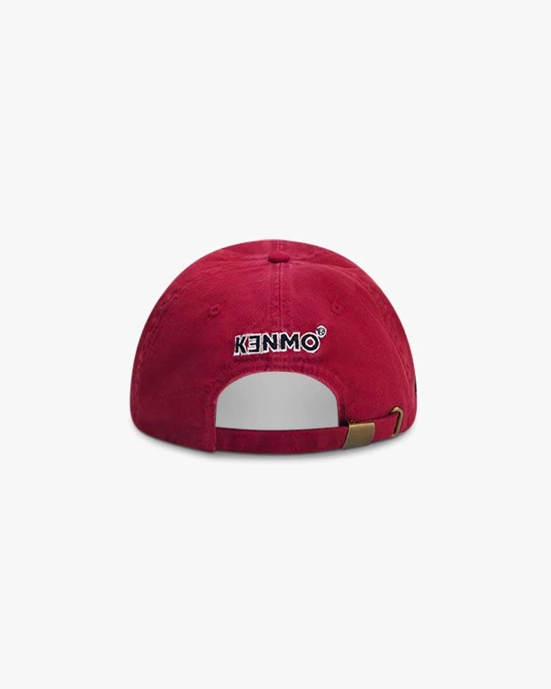 Red Washed Baseball Cap – Signature Vintage Hat - Kenmo®