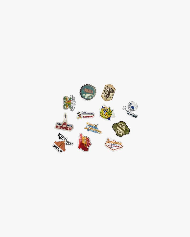 12 Sticker Set Location Pack - Kenmo®
