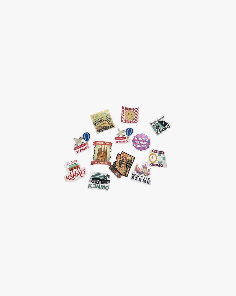 Sticker Set | 12 pcs Waterproof Vinyl | Kenmo Theme - Kenmo®