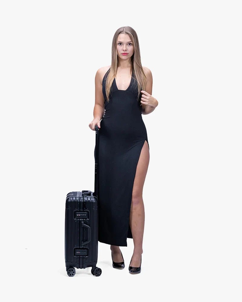 20 inch Aluminum Luggage : Black - Kenmo®