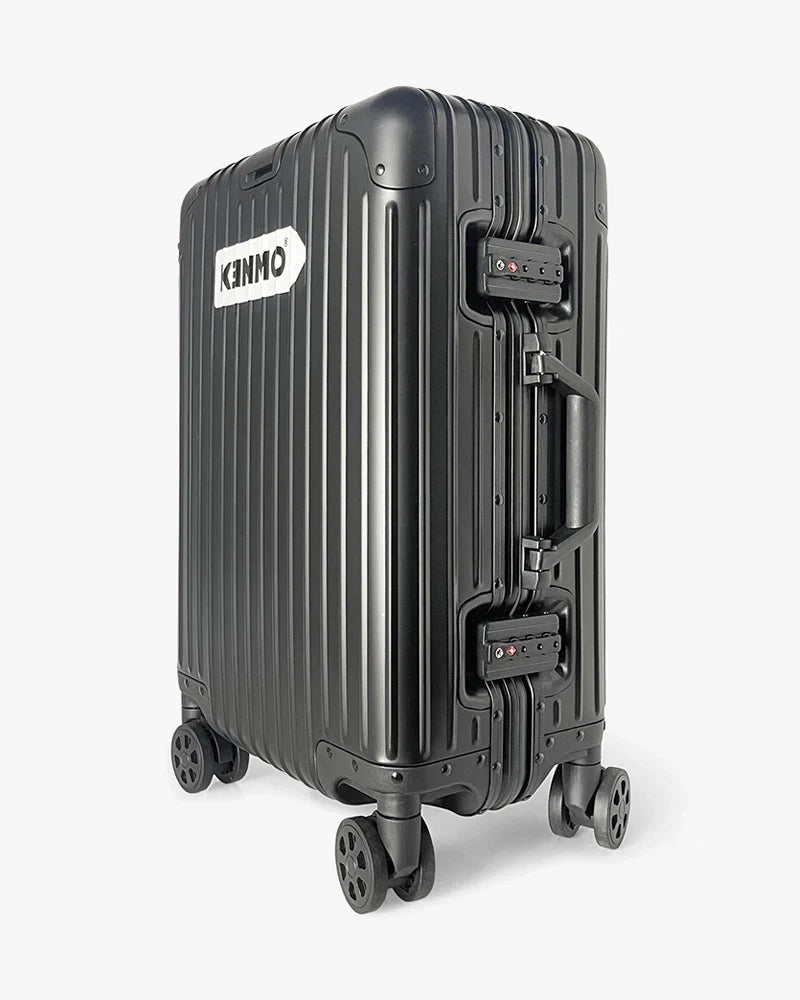 20 inch Aluminum Luggage : Black - Kenmo®