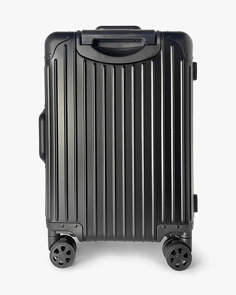 20 inch Aluminum Luggage : Black - Kenmo®