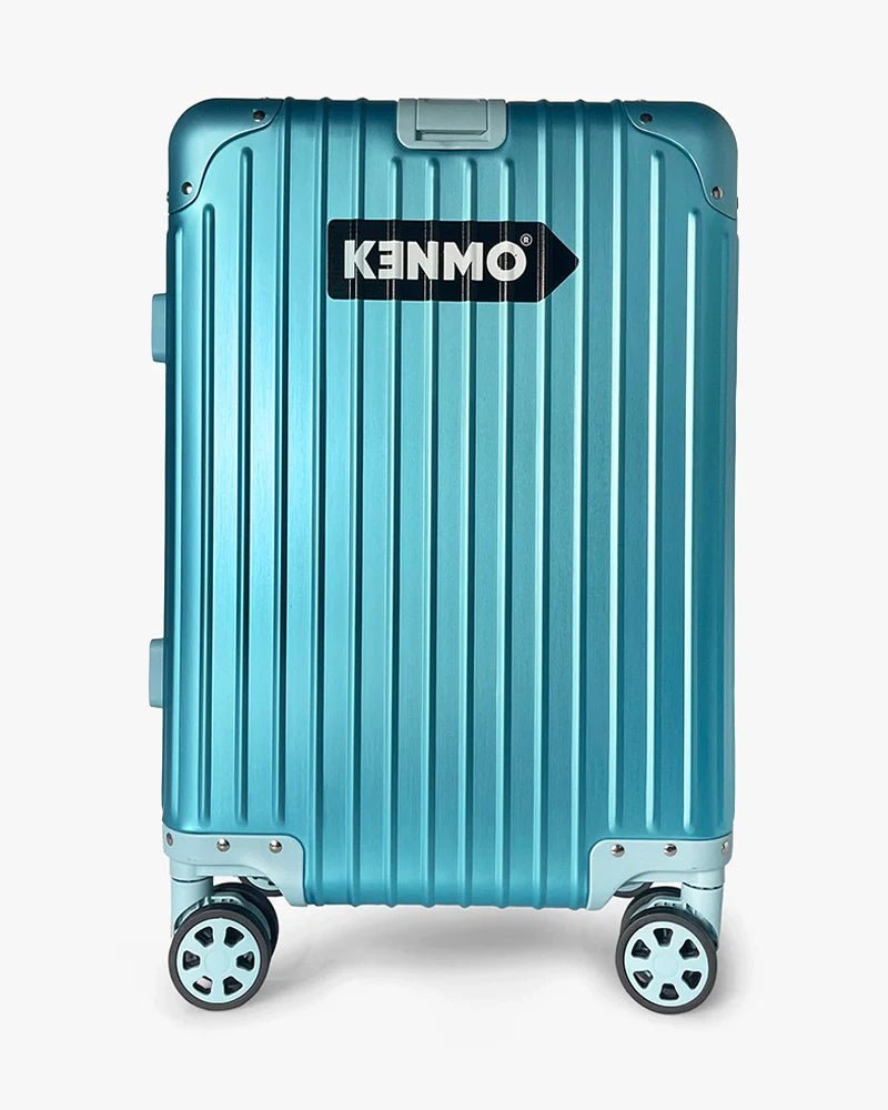 20 inch Aluminum Luggage : Blue - Kenmo®