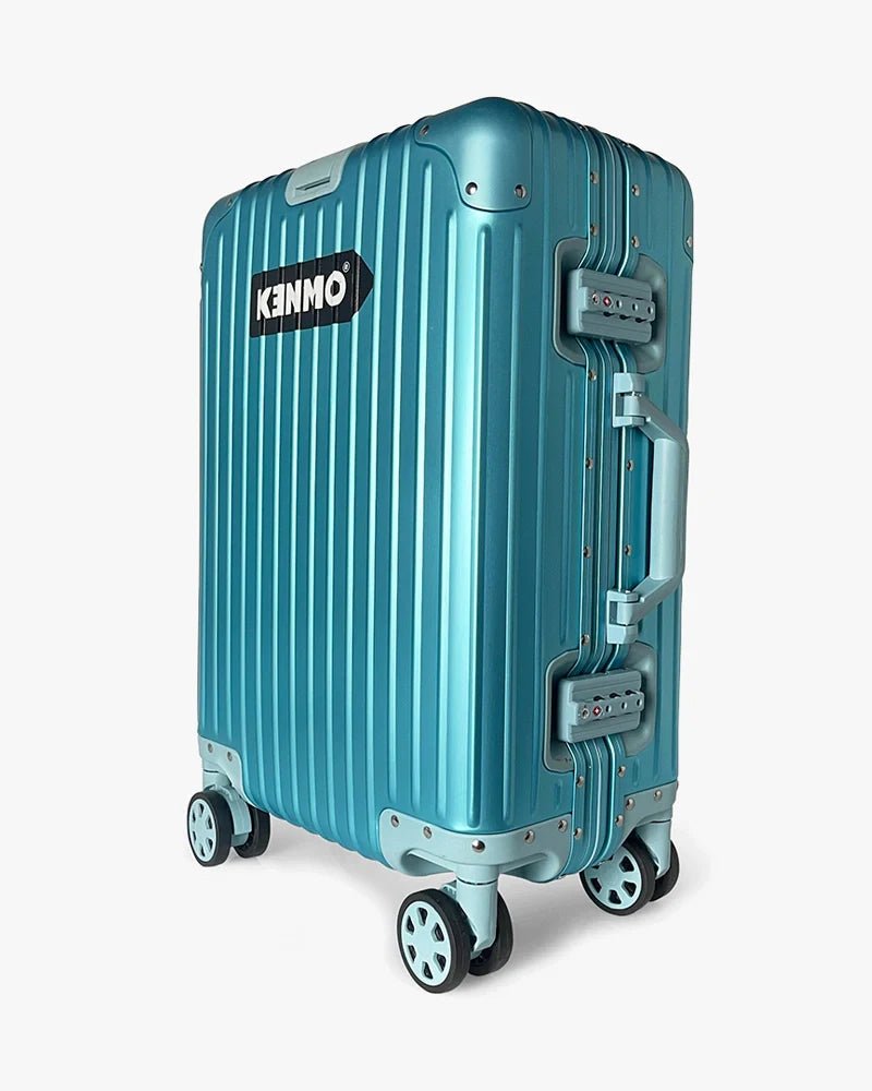 20 inch Aluminum Luggage : Blue - Kenmo®