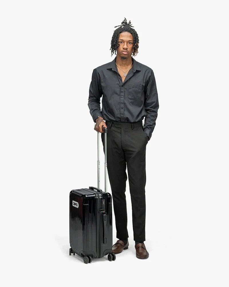 20 inch Hardcase Luggage : Black - Kenmo®