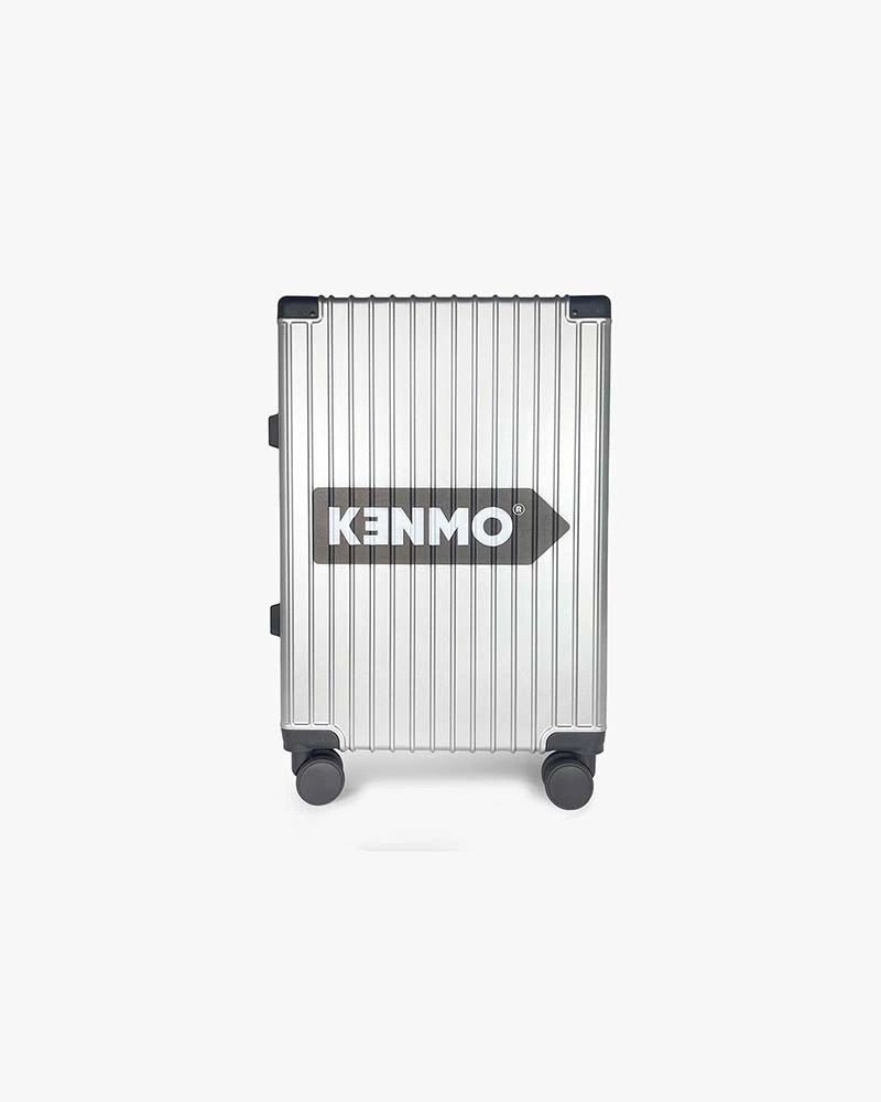 22 inch Wide Handle Hardcase Luggage : Silver - Kenmo®