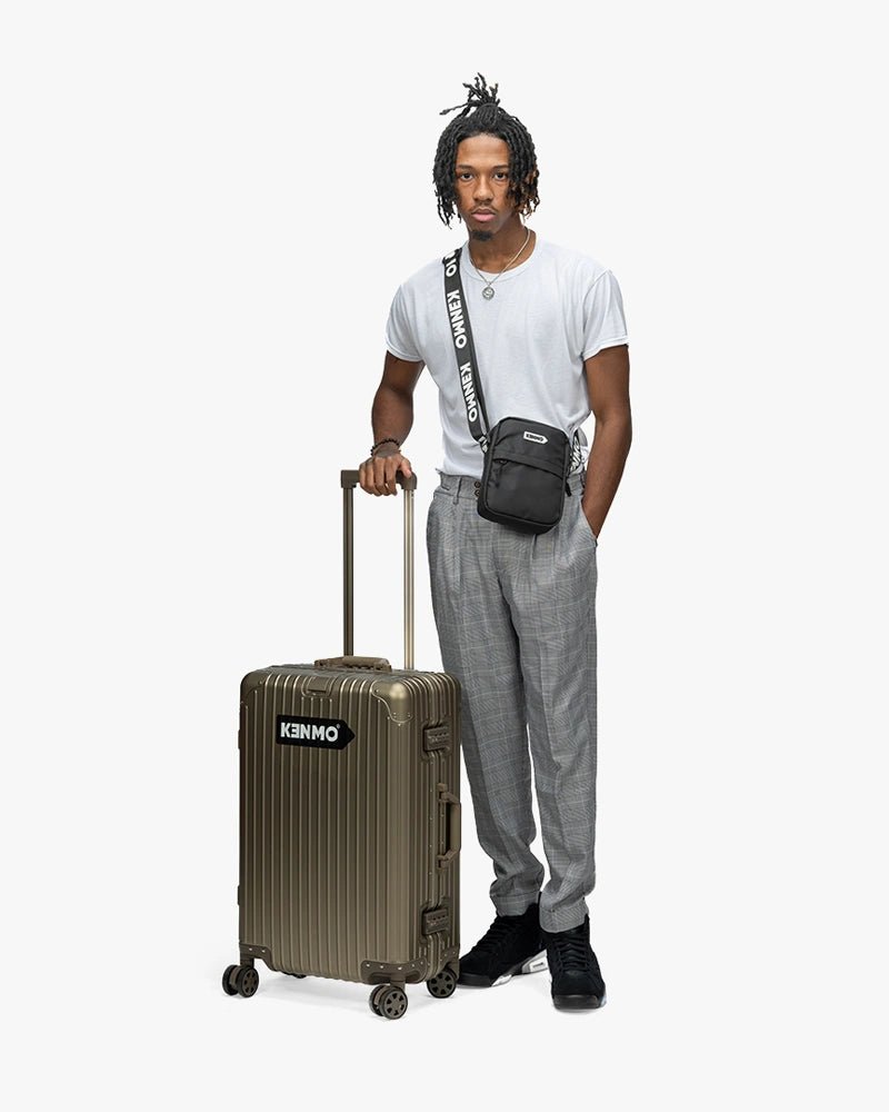 24 inch Aluminum Luggage : Golden - Kenmo®