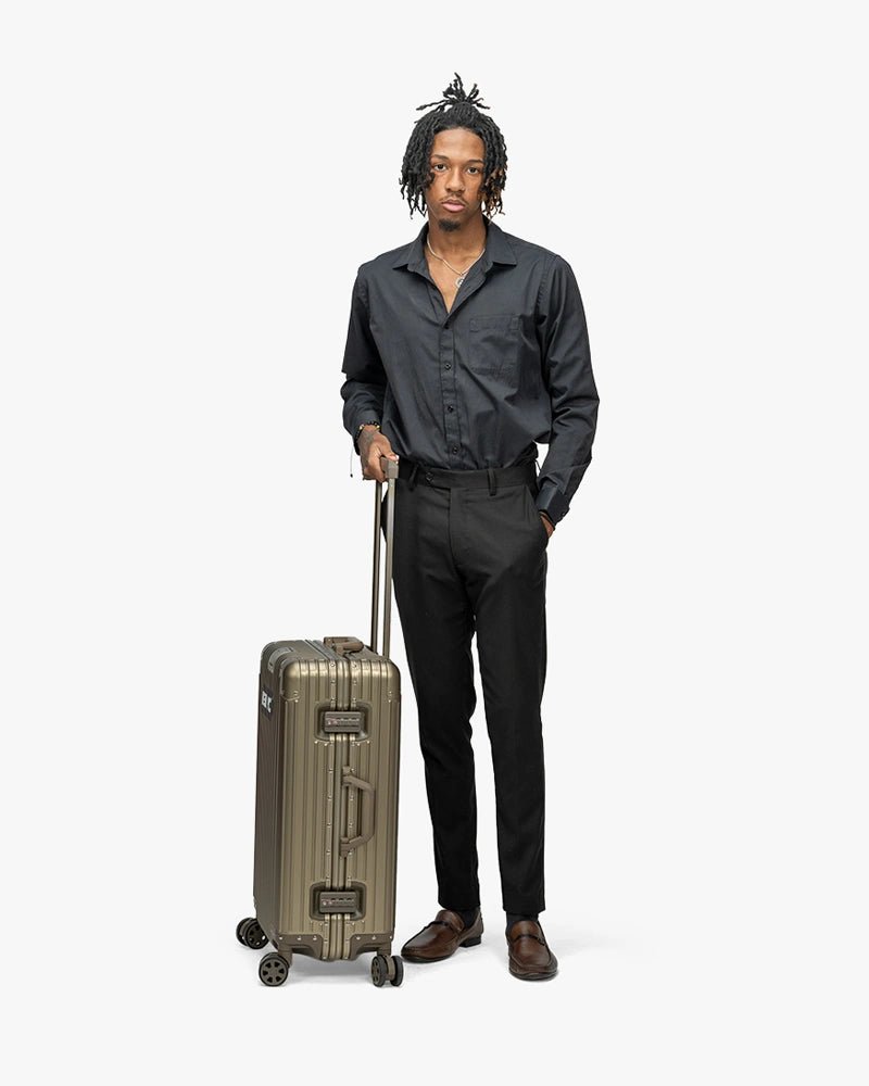 24 inch Aluminum Luggage : Golden - Kenmo®