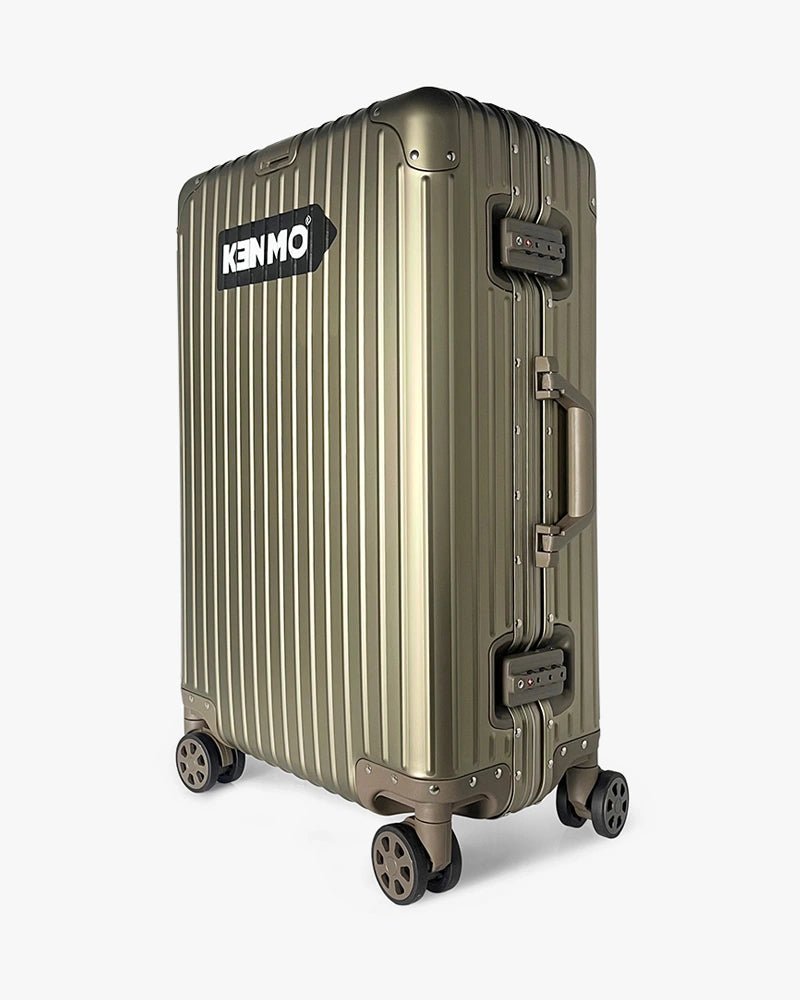 24 inch Aluminum Luggage : Golden - Kenmo®