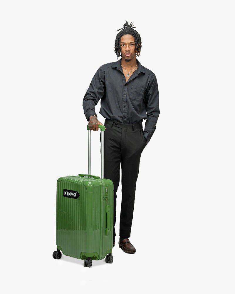 24 inch Hardcase Luggage : Green - Kenmo®
