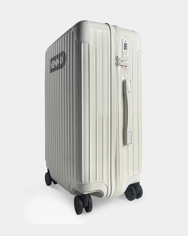 24 inch Hardcase Luggage : White - Kenmo®