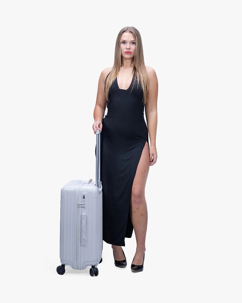 24 inch Hardcase Luggage : White - Kenmo®