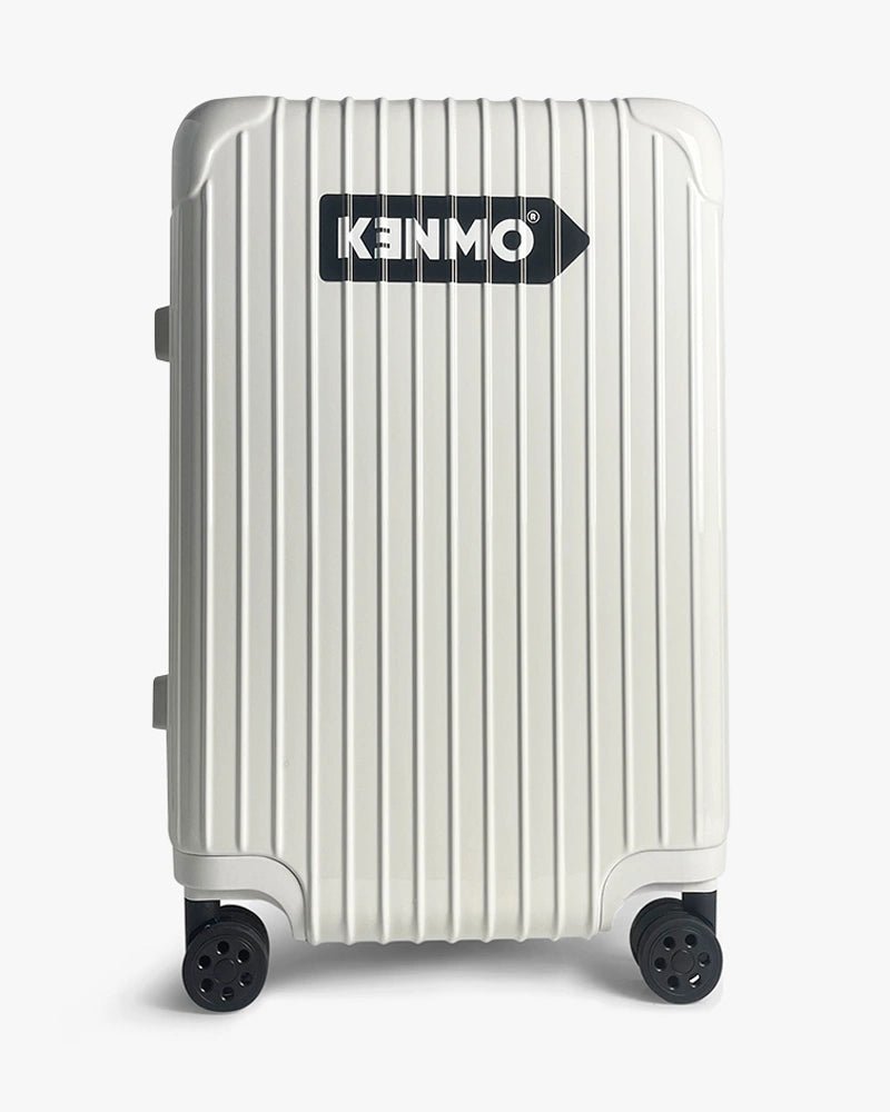 24 inch Hardcase Luggage : White - Kenmo®