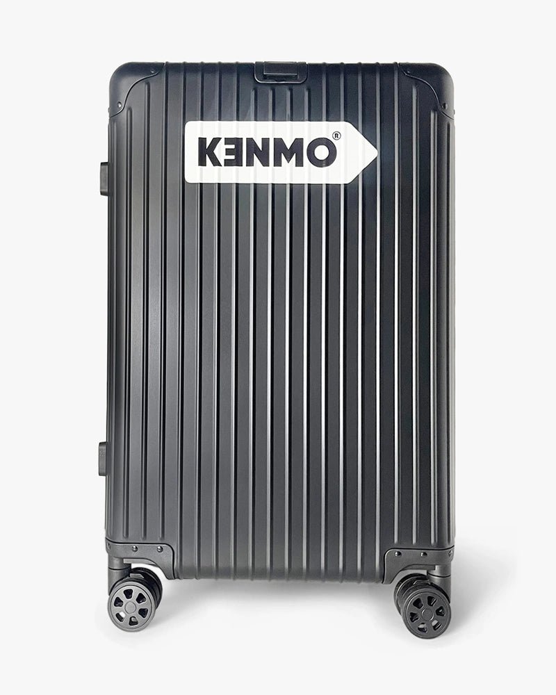 26 inch Aluminum Luggage : Black - Kenmo®