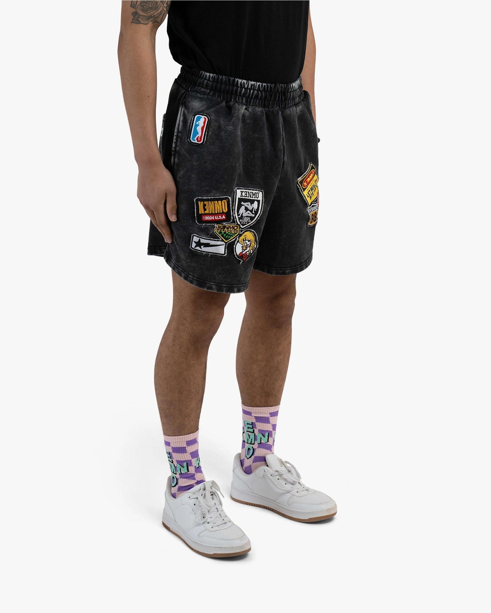 Checkered Socks : Pink - Kenmo®