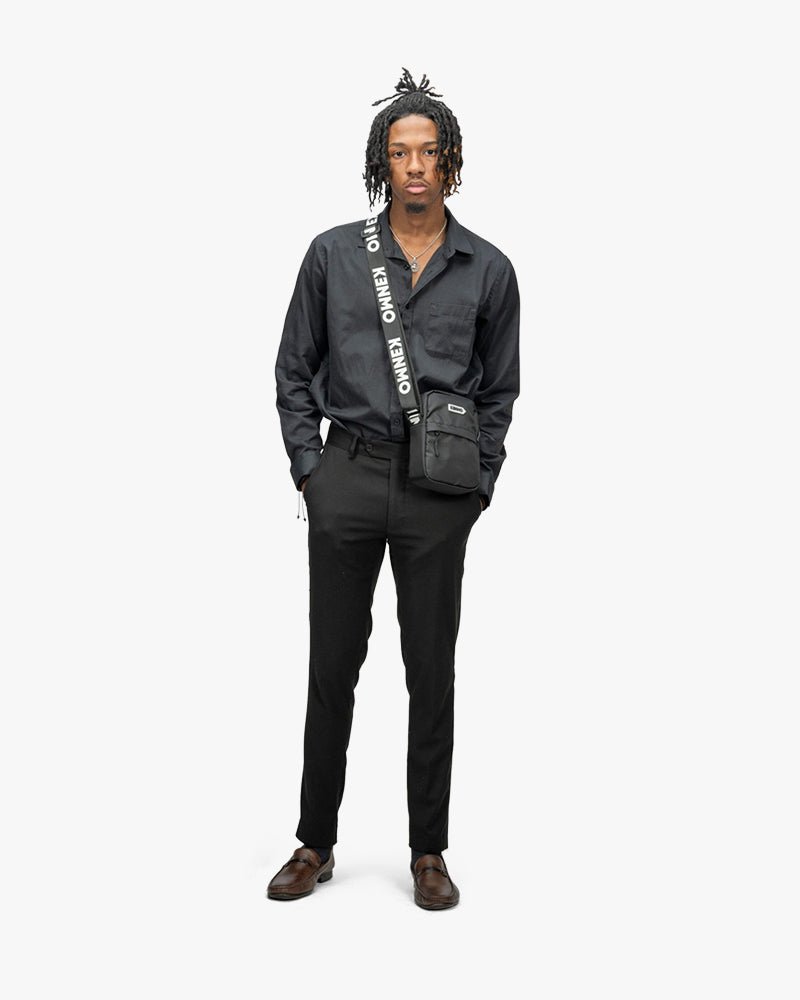 Crossbody Messenger Bag : Black - Kenmo®