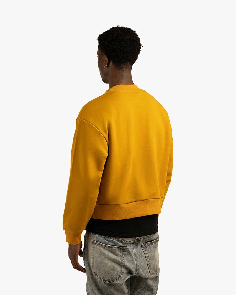 Dyes Cropped Sweatshirt : Yellow - Kenmo®