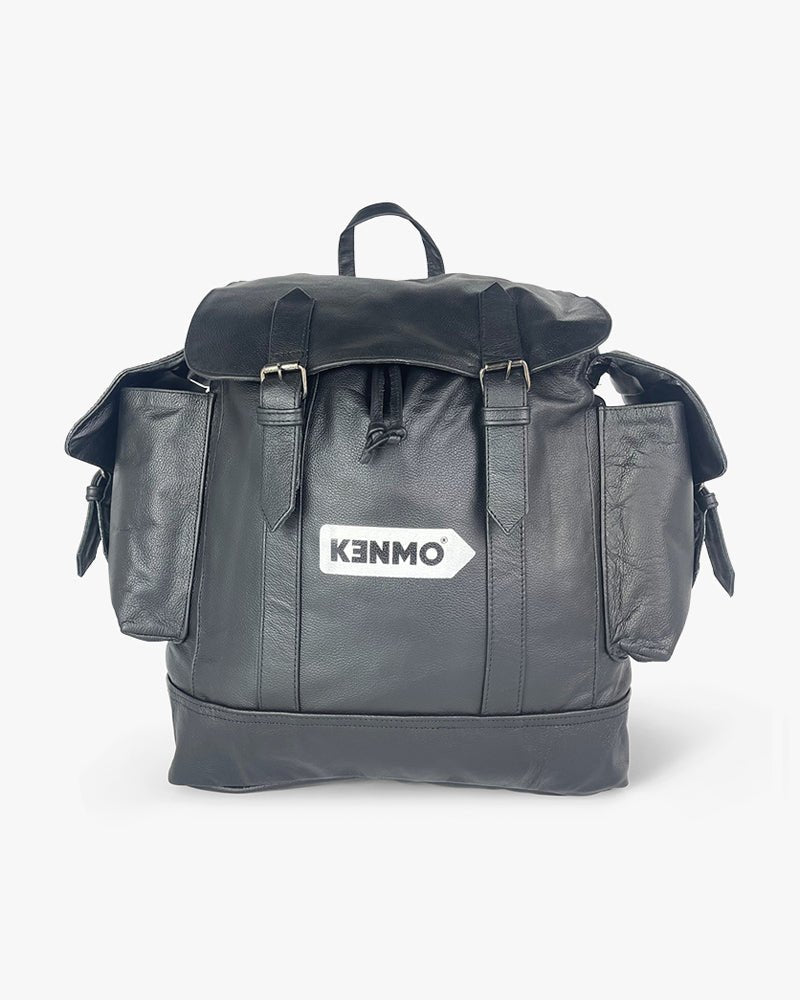 Genuine Leather Backpack : Black - Kenmo®