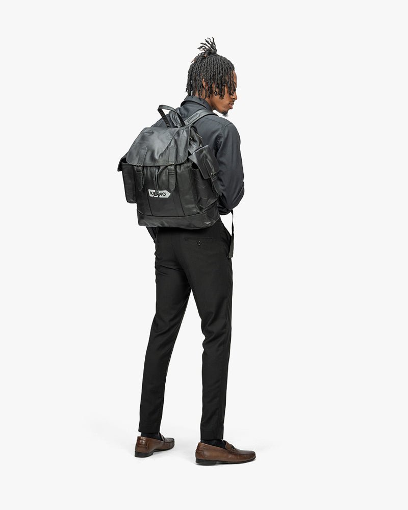 Genuine Leather Backpack : Green - Kenmo®