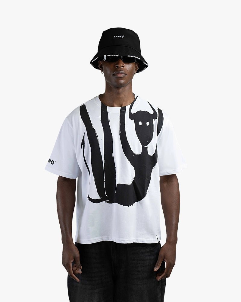 Hanging Monkey Tee : White - Kenmo®