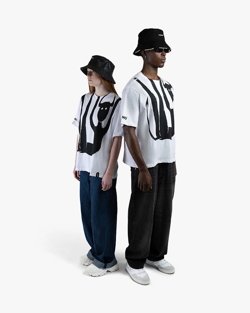 Hanging Monkey Tee : White - Kenmo®