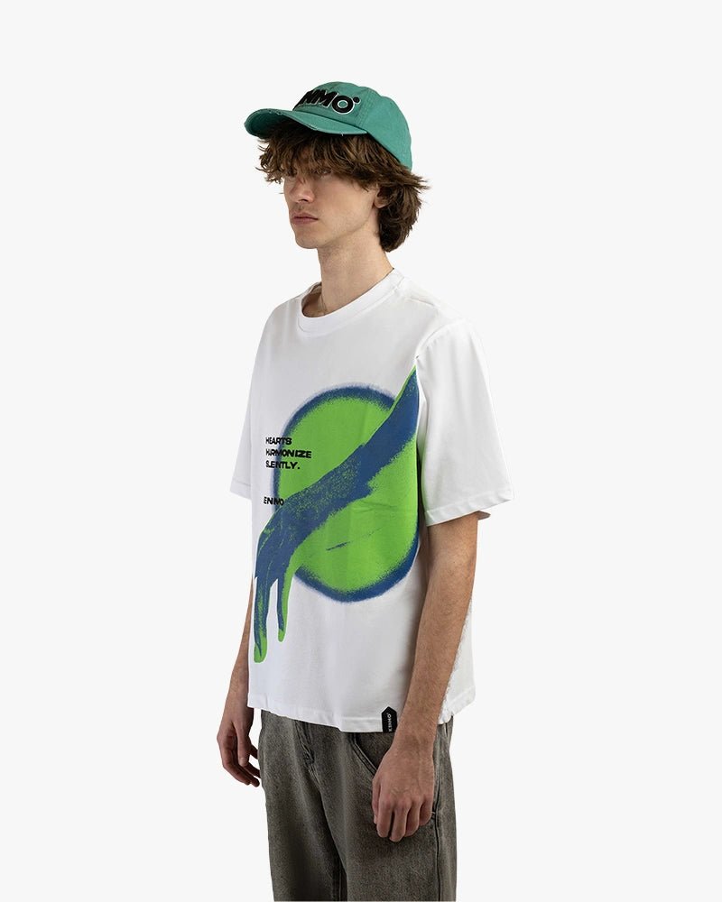 Harmonized Heart Tee : White - Kenmo®