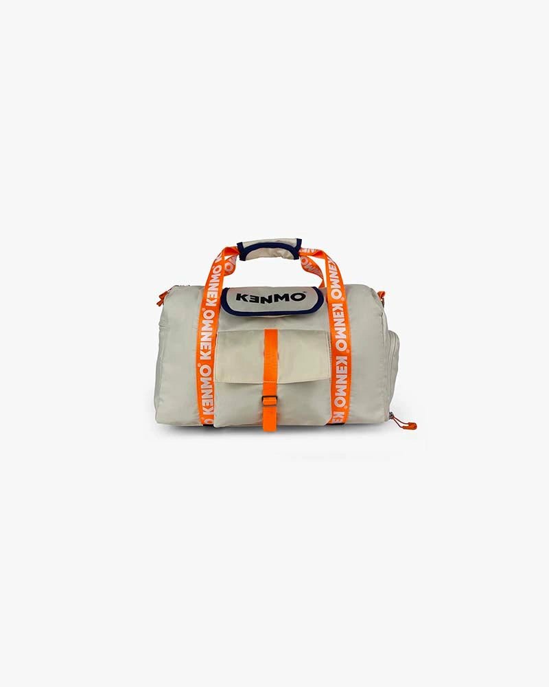 Logo Strap Duffel Bag : Beige - Kenmo®