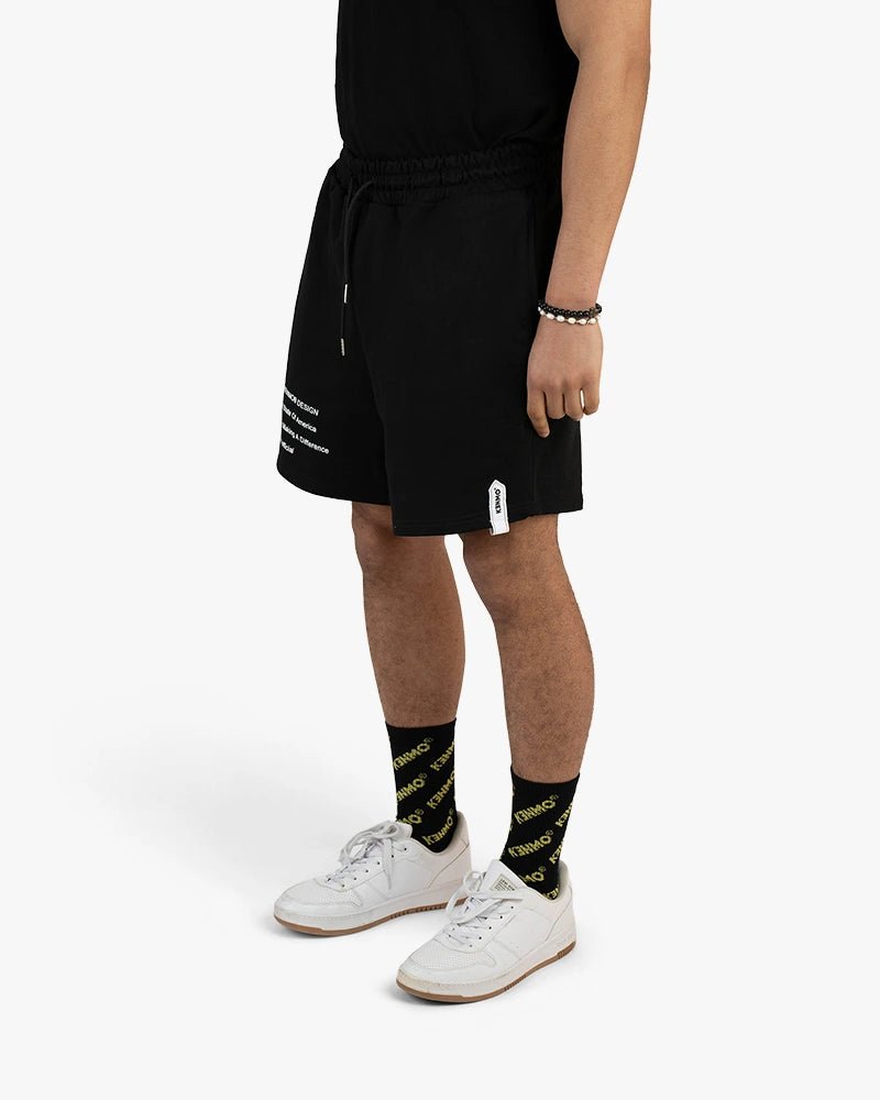 Make A Difference Shorts : Black - Kenmo®