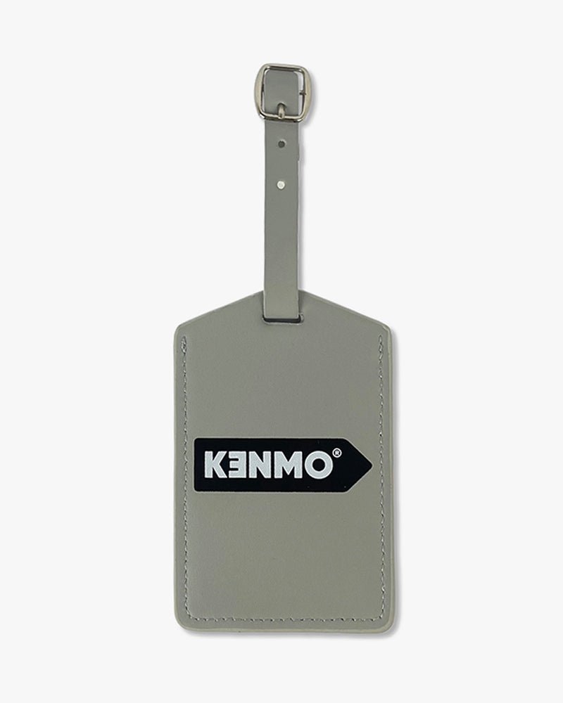 Quality Leather Luggage Tag : Grey - Kenmo®