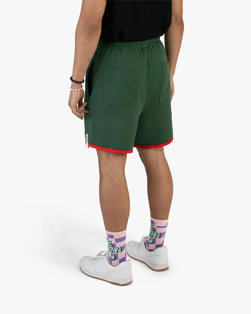 Red Bottom Shorts : Green - Kenmo®