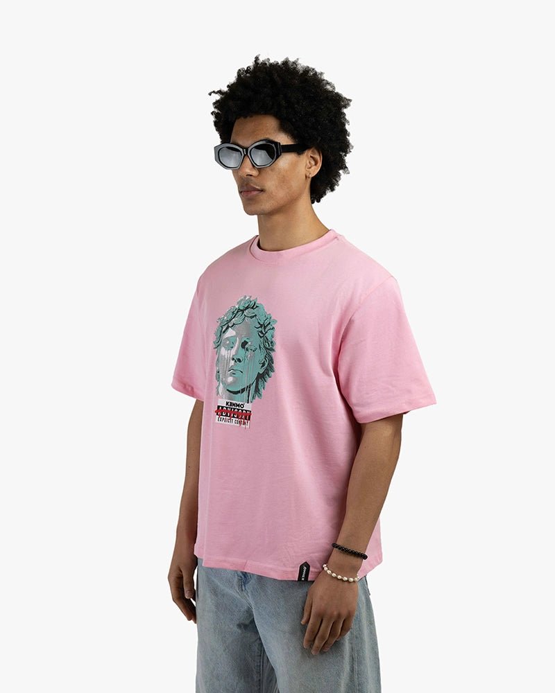 Safe Off Explicit Tee : Pink - Kenmo®