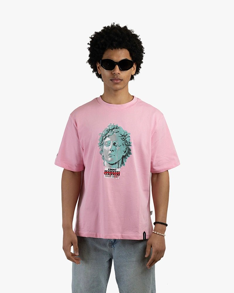 Safe Off Explicit Tee : Pink - Kenmo®