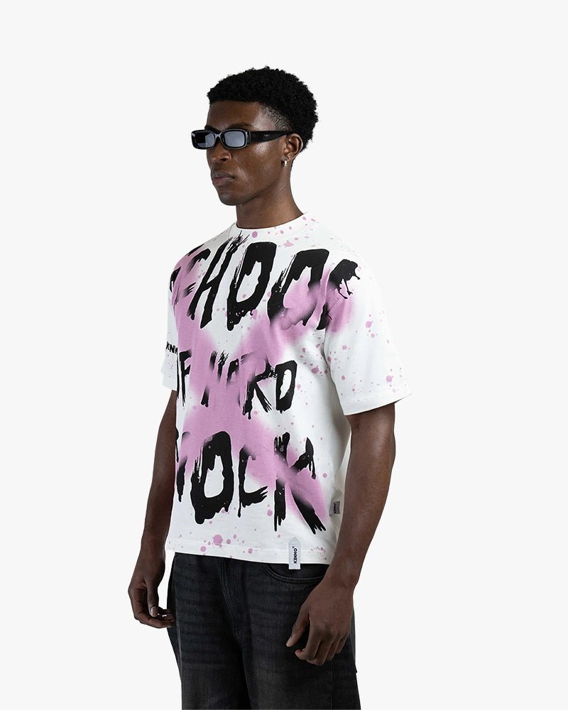 School Of Hard knock Tee : White - Kenmo®